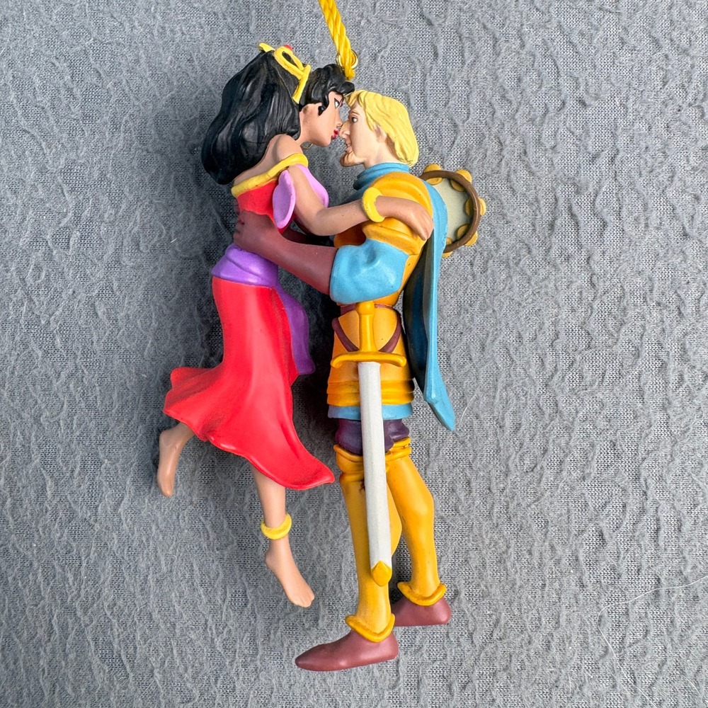 Disney Hallmark Esmeralda and Phoebus Hunchback of Notre Dame Ornament